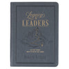 Legacy of Leaders Gray Faux Leather Devotional - KI Gifts Christian Supplies