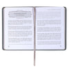 Legacy of Leaders Gray Faux Leather Devotional