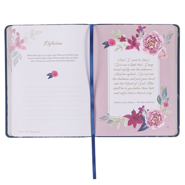 Find Hope Blue Faux Leather Devotional