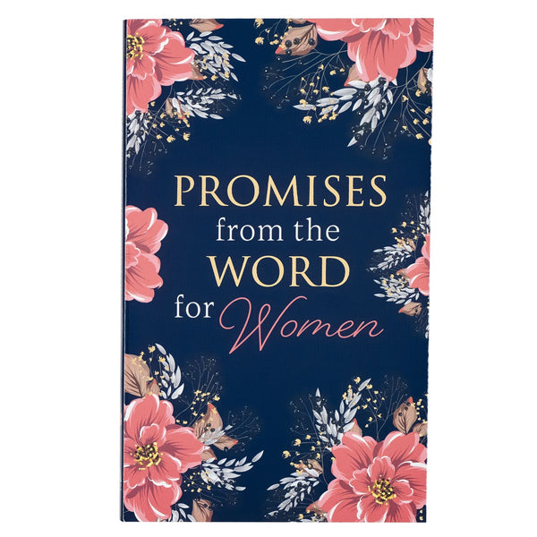 Promises from the Word for Women Pink Floral Gift Book - KI Gifts Christian Supplies