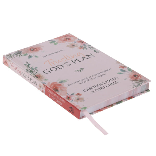 Trusting in God's Plan Pink Hardcover 90-Day Devotional