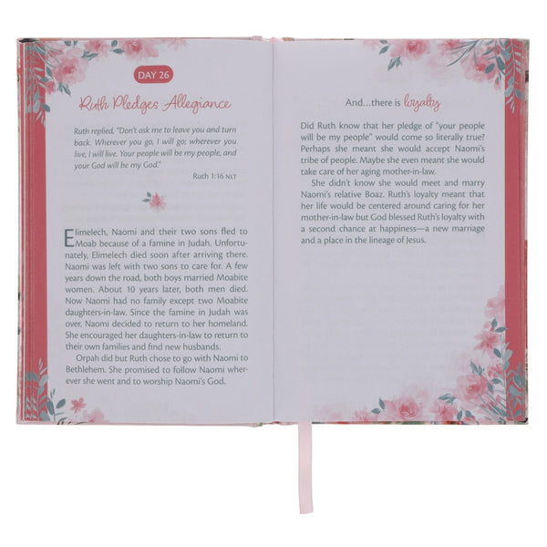 Trusting in God's Plan Pink Hardcover 90-Day Devotional