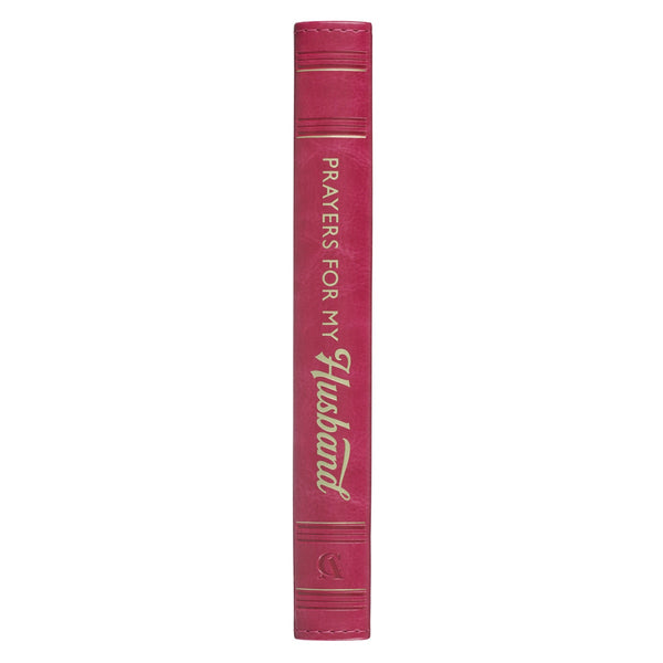 199 Prayer for My Husband Raspberry-Red Faux Leather Prayer and Journaling Guide