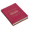 199 Prayer for My Husband Raspberry-Red Faux Leather Prayer and Journaling Guide