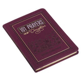 101 Prayers for My Daughter Plum Faux Leather Prayer Book