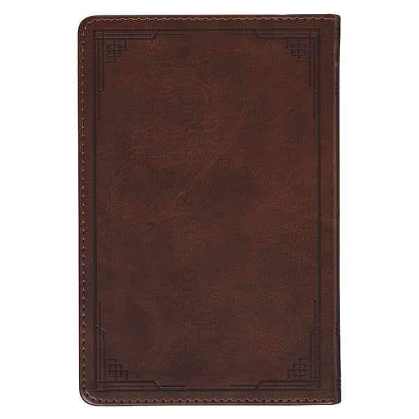 Finding Wisdom in Proverbs Honey-Brown Faux Leather Devotional Gift Book