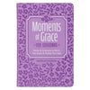 Moments of Grace for Grandmas: Stories and Scriptures Purple Faux Leather Gift Book