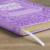 Moments of Grace for Grandmas: Stories and Scriptures Purple Faux Leather Gift Book