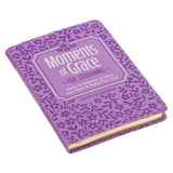 Moments of Grace for Grandmas: Stories and Scriptures Purple Faux Leather Gift Book