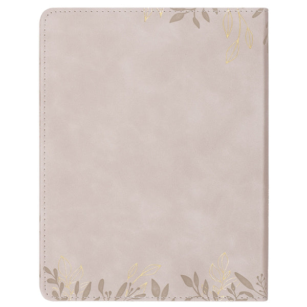 The Wonder of Grace: A 40-Day Devotional Journey Taupe Faux Leather Devotional