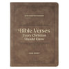 Bible Verses Every Christian Should Know Brown Faux Leather Devotional - KI Gifts Christian Supplies