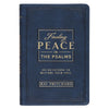Finding Peace in the Psalms Navy Blue Faux Leather Daily Devotional