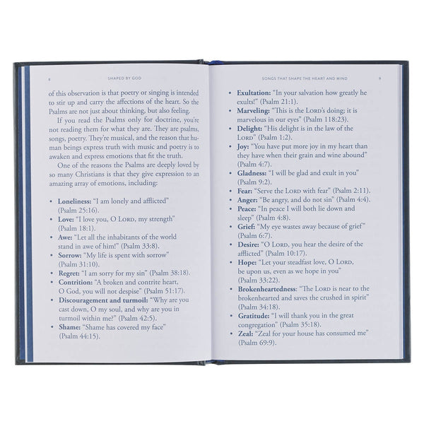 Shaped by God Blue Hardcover Gift Book