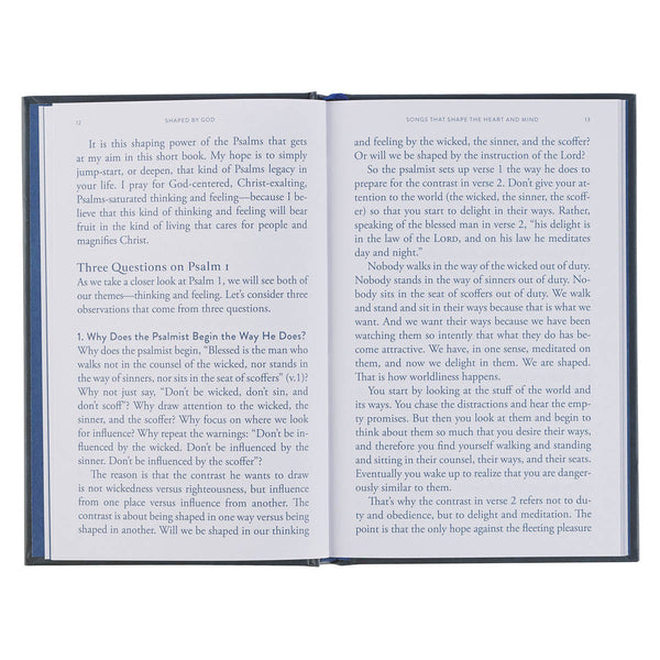 Shaped by God Blue Hardcover Gift Book