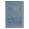Longing for Home Blue Faux Leather Gift Book - KI Gifts Christian Supplies