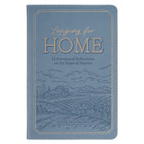 Longing for Home Blue Faux Leather Gift Book - KI Gifts Christian Supplies