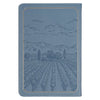 Longing for Home Blue Faux Leather Gift Book