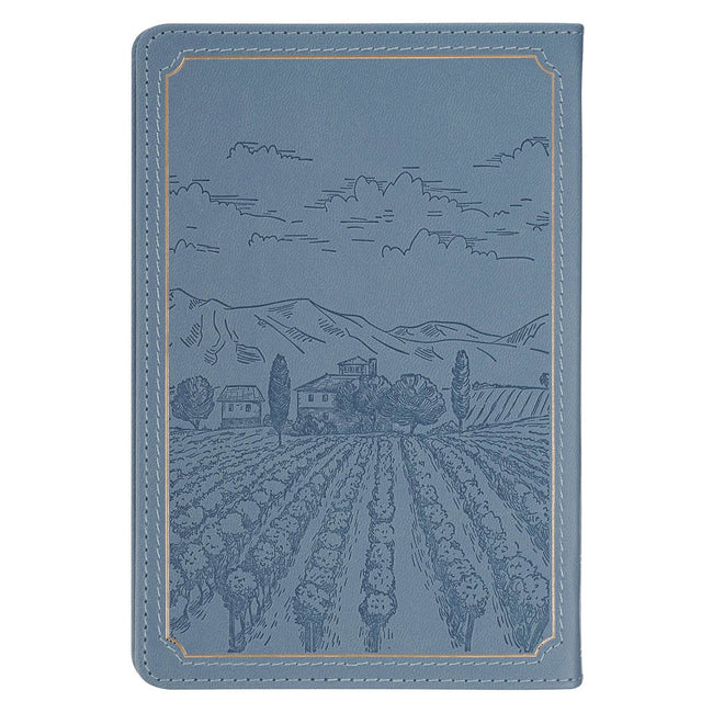 Longing for Home Blue Faux Leather Gift Book