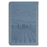Longing for Home Blue Faux Leather Gift Book