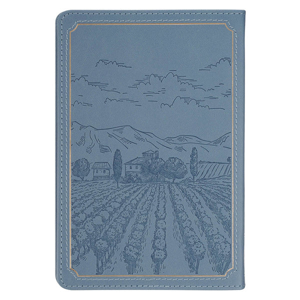 Longing for Home Blue Faux Leather Gift Book