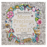 More Precious than Gold: A 52-Week Scripture Coloring Adventure and Memory Book - KI Gifts Christian Supplies