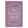 Be Brave, Girl! Purple Faux Leather Devotional