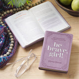 Be Brave, Girl! Purple Faux Leather Devotional