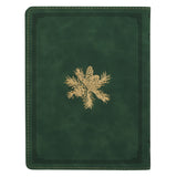 Christmas Grace Green Faux Leather Advent Devotional