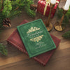 Christmas Grace Green Faux Leather Advent Devotional