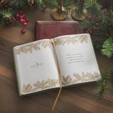 Christmas Grace Green Faux Leather Advent Devotional