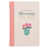 Pocketful of Blessings for New Moms Peach Faux Leather Gift Book