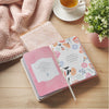 Pocketful of Blessings for New Moms Peach Faux Leather Gift Book