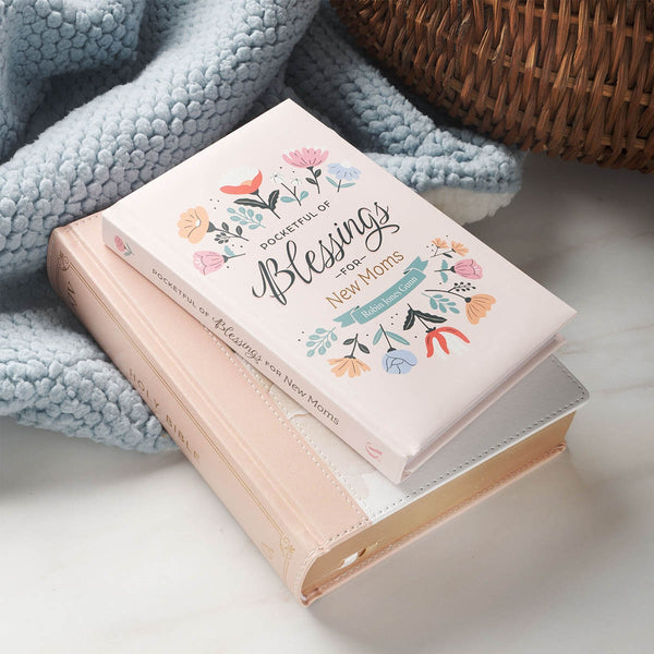 Pocketful of Blessings for New Moms Pink Hardcover Gift Book
