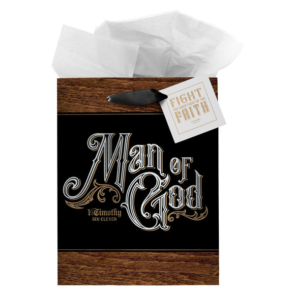 Man of God Medium Gift Bag - 1 Timothy 6:11
