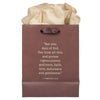 Man of God Brown Medium Gift Bag - 1 Timothy 6:11