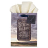 Strong in the Lord New Dawn Medium Gift Bag - Ephesians 6:10 - KI Gifts Christian Supplies