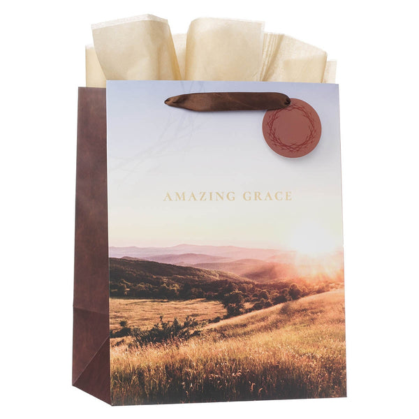 Amazing Grace Crown of Thorns Large Portrait Gift Bag
