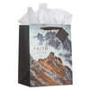 Faith Can Move Mountains Large Portrait Gift Bag - Matthew 17:20