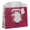 Love Red Hummingbird Large Landscape Gift Bag - 1 Corinthians 13:4