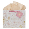 Always Be Joyful Dusty Mauve Large Landscape Gift Bag - 1 Thessalonians 5:16 - KI Gifts Christian Supplies