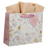 Always Be Joyful Dusty Mauve Large Landscape Gift Bag - 1 Thessalonians 5:16