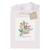 Thinking of You Cream Wildflower Large Portrait Gift Bag - Philippians 1:3-4