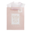 Everything Beautiful Blush Pink Large Portrait Gift Bag - Ecclesiastes 3:11