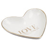 Love White Ceramic Trinket Tray - 1 Corinthians 13:4