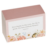 She Shall Rejoice Ceramic Gratitude Jar - Proverbs 31:25