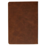 Stand Firm in the Faith Honey-brown and Espresso Faux Leather Classic Journal - 1 Corinthians 16:13
