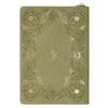All Things Green Floral Faux Leather Classic Journal with Zipper Closure - Philippians 4:13