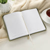 All Things Green Floral Faux Leather Classic Journal with Zipper Closure - Philippians 4:13