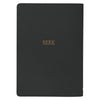Blessed Charcoal Gray Faux Leather Classic Journal - Luke 1:45
