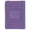 Strength & Dignity Hummingbird Purple Faux Leather Classic Journal with Zipper Closure - Proverbs 31:25